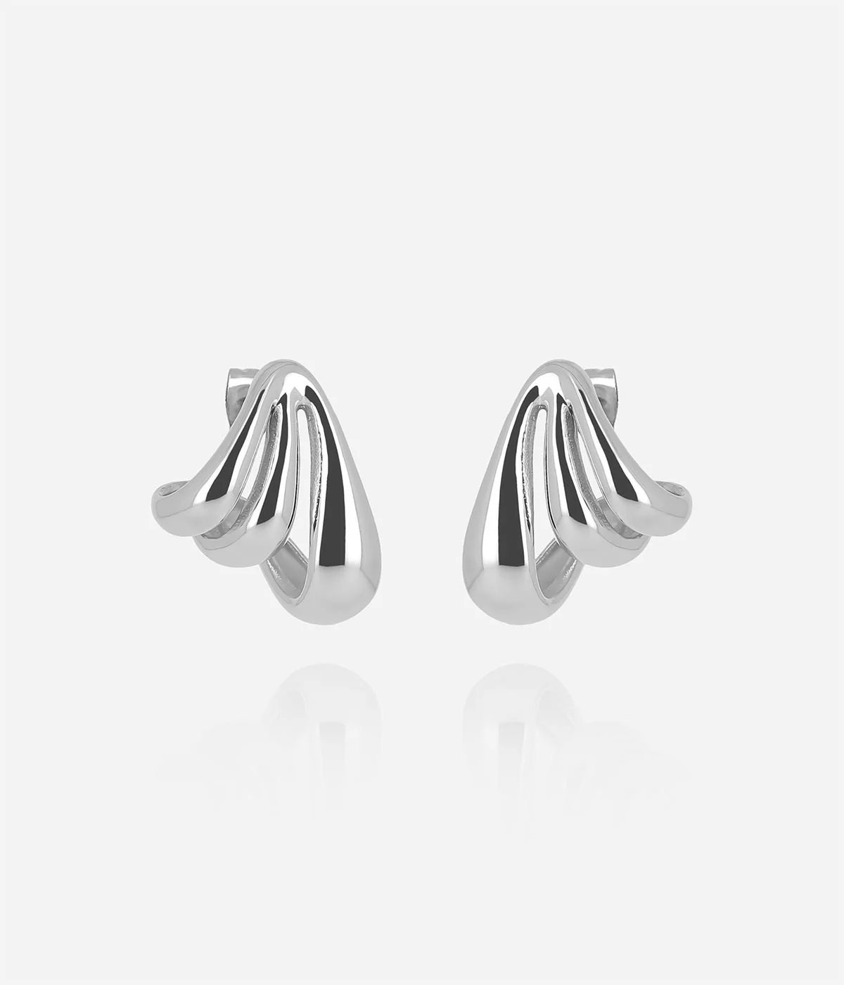 Boucles d'oreilles en acier inoxydable
